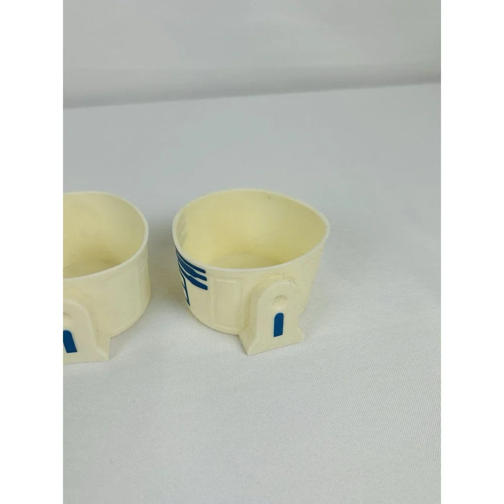Disney Star Wars R2-D2 Cupcake Baking Pan Silicone Molds Set of 4 Cream Blue